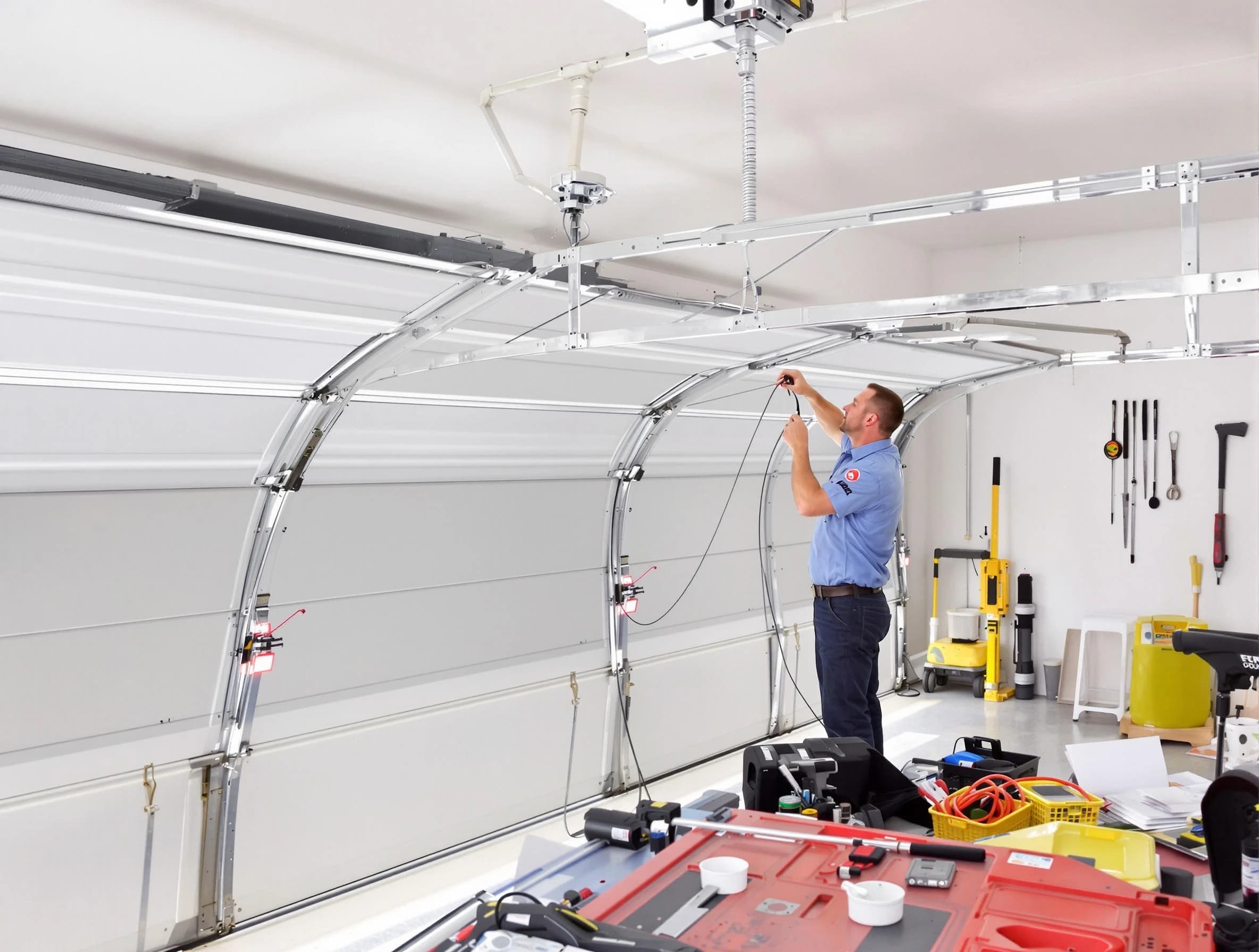 Garage door cable repair service by Old Bridge Garage Door Repair in Old Bridge