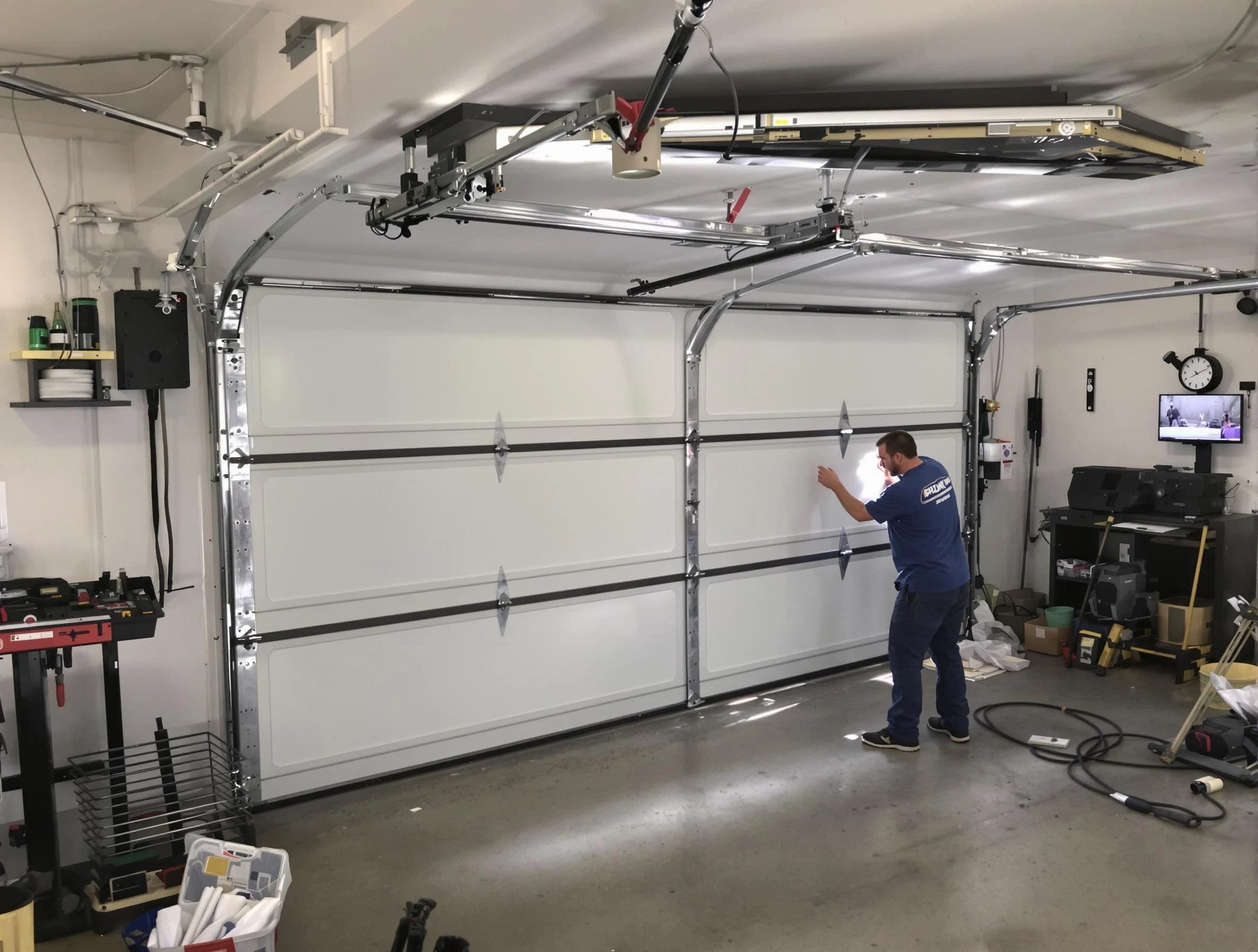 Professional garage door repair service by Old Bridge Garage Door Repair in Old Bridge