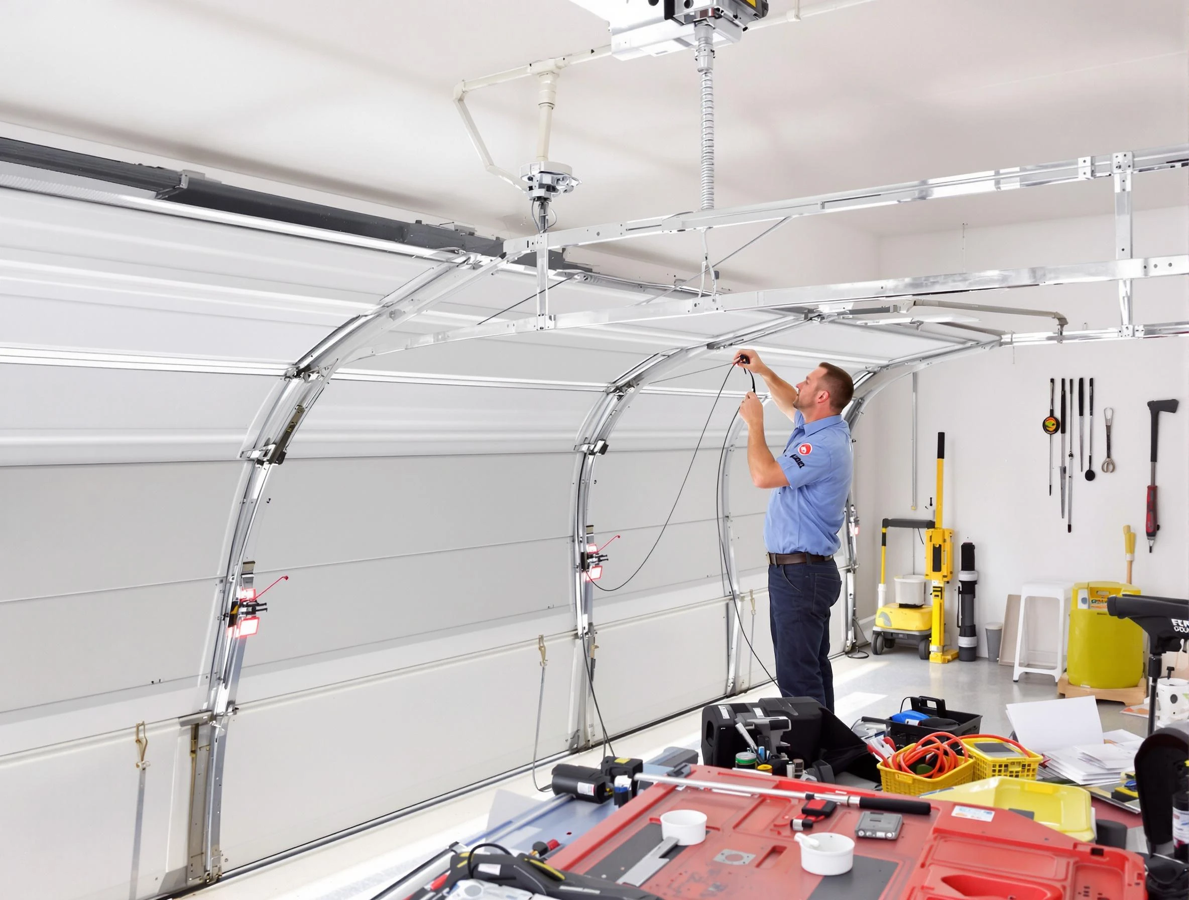 Garage door cable repair service by Old Bridge Garage Door Repair in Old Bridge